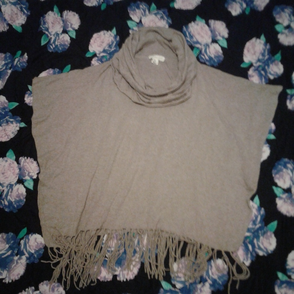 Lovestitch Cowl Neck Pullover Shawl